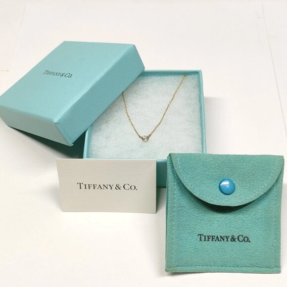 Tiffany and Co. Necklace Peretti Natural Diamond Gold 599-052925 - Picture 9 of 9